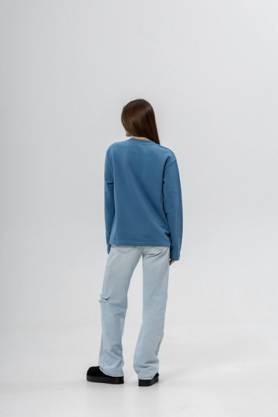 Лонгслив Twok 400707 деним - фото 4