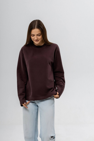 Лонгслив Twok 400709 шоколад - фото 1