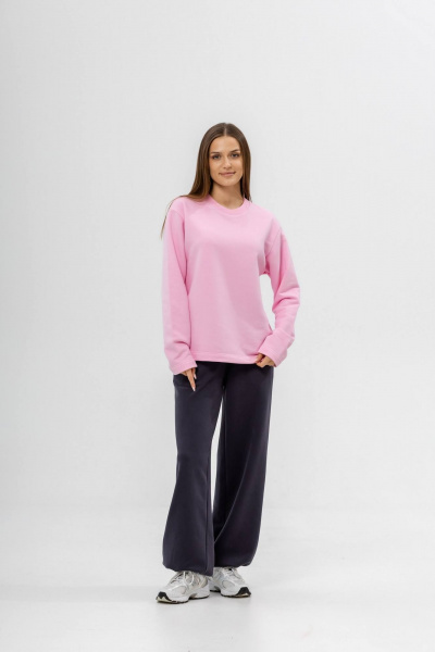 Брюки, лонгслив Twok 400756 сакура/графит - фото 5