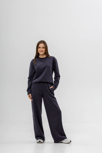 Брюки, лонгслив Twok 400766 графит - фото 7