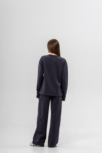 Брюки, лонгслив Twok 400766 графит - фото 4