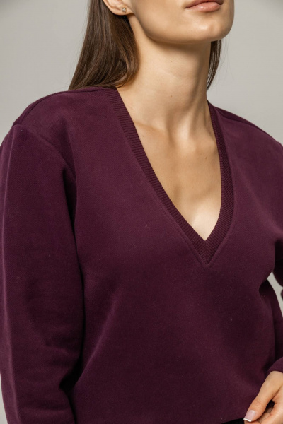 Джемпер Twok 440708 бургунди - фото 6