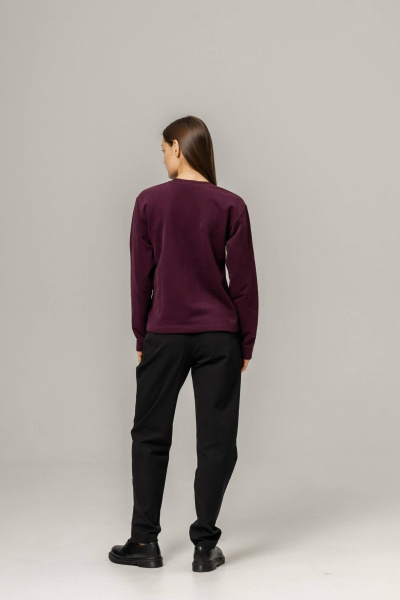 Джемпер Twok 440708 бургунди - фото 4