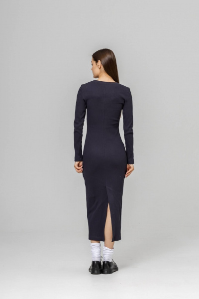 Платье Twok 440805 графит - фото 2