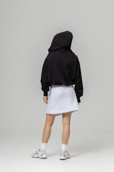 Юбка Twok 444002 белый меланж - фото 8