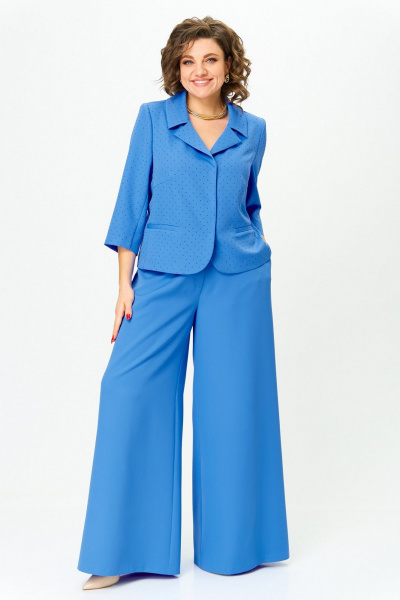 Брюки, жакет Koketka i K 1271 василек - фото 7