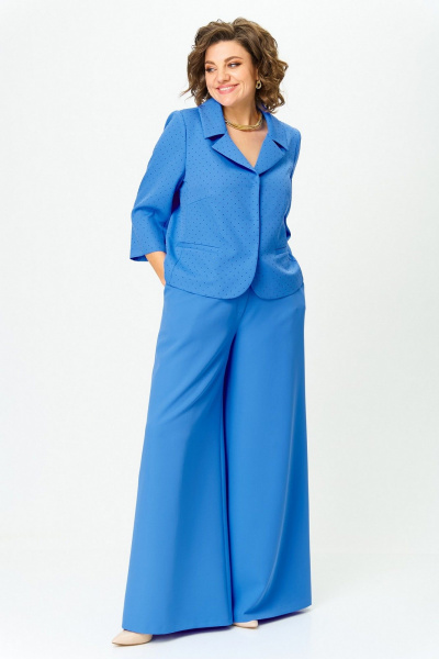 Брюки, жакет Koketka i K 1271 василек - фото 2