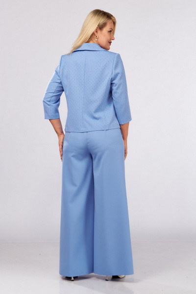 Брюки, жакет Koketka i K 1271-1 голубой - фото 14