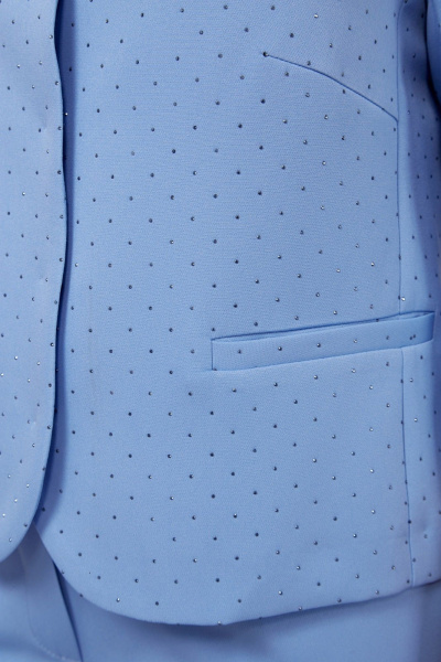 Брюки, жакет Koketka i K 1271-1 голубой - фото 12