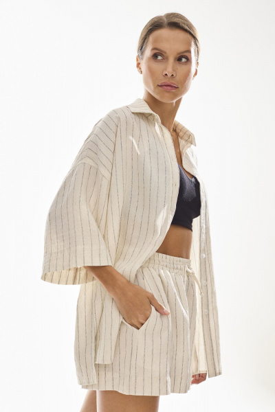 Блуза, шорты DAVA 2225 бежевый - фото 1