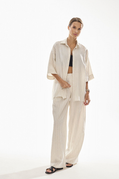 Брюки DAVA 5225 бежевый - фото 7