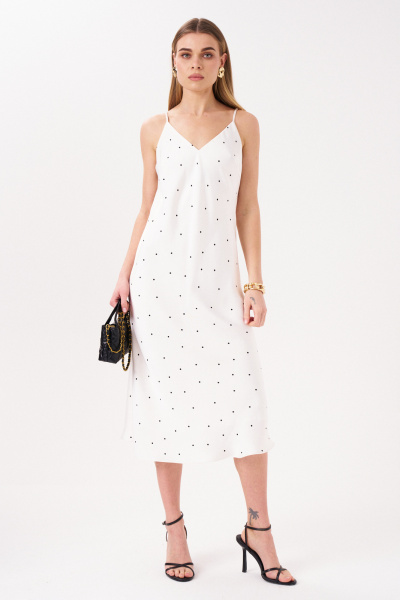 Платье Панда 16580 молочный - фото 4