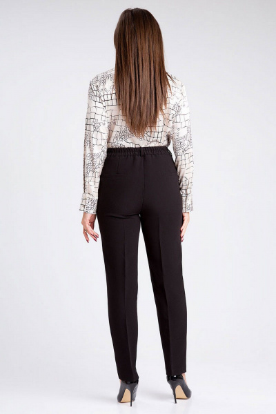 Классические брюки со стрелками зауженные к низу IVARI 303/1 черный - фото 5