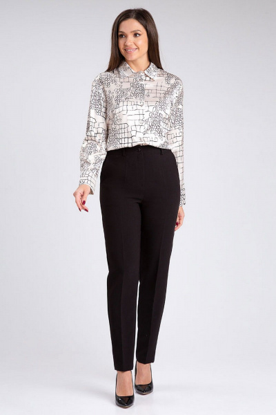 Классические брюки со стрелками зауженные к низу IVARI 303/1 черный - фото 2