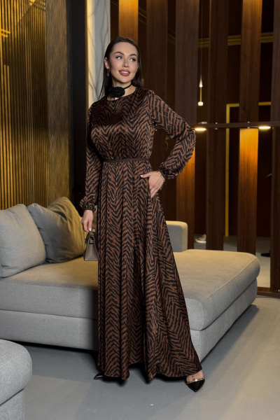 Платье Pavlova 178 коричневый - фото 1