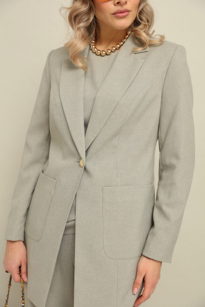 Брюки, жакет, топ LM К127048 зеленый - фото 16