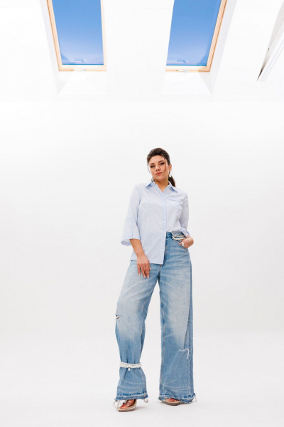 Рубашка Anelli 1556 офис_сирен - фото 6