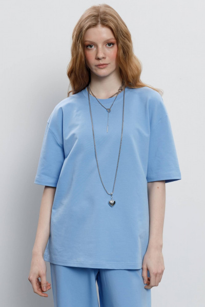 Брюки, джемпер Romgil РП0055-ХЛ4 голубой - фото 3