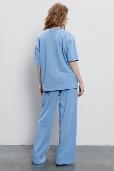 Брюки, джемпер Romgil РП0055-ХЛ4 голубой - фото 2