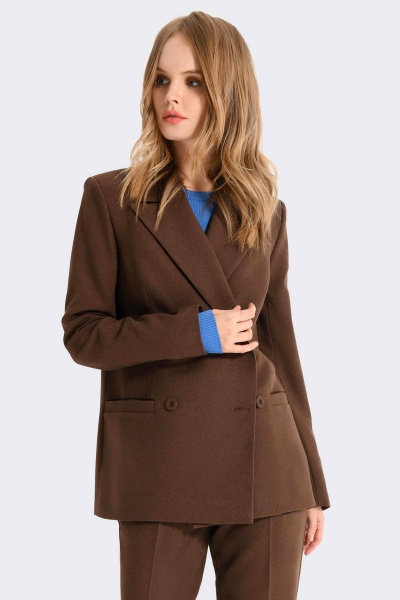 Жакет PiRS 636 коричневый - фото 1