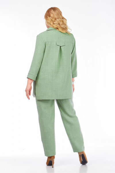 Блуза, брюки, рубашка Tensi 395 олива - фото 5