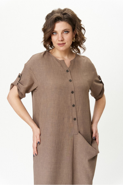 Платье Michel chic 2094/4 шоколад - фото 6