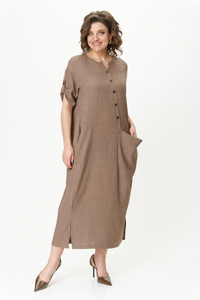 Платье Michel chic 2094/4 шоколад - фото 3