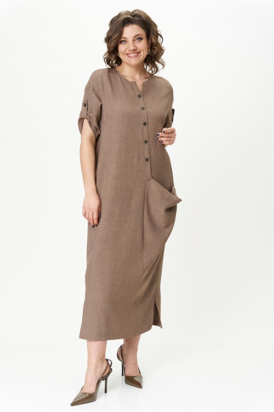 Платье Michel chic 2094/4 шоколад - фото 2