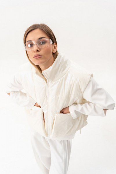 Жилет Luna 228 молоко - фото 17