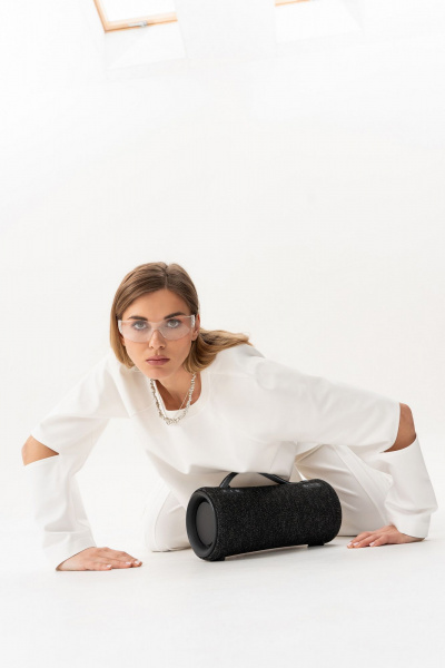 Брюки, жилет, свитшот Luna 235 молоко - фото 19