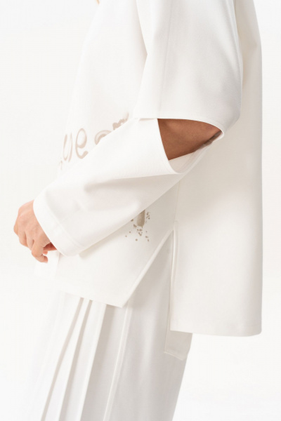 Брюки, жилет, свитшот Luna 235 молоко - фото 14