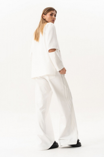 Брюки, жилет, свитшот Luna 235 молоко - фото 12