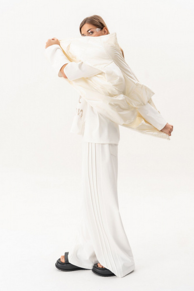 Брюки, жилет, свитшот Luna 235 молоко - фото 2