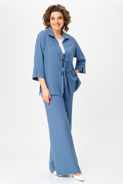 Брюки, жакет, топ Svetlana-Style 2114 индиго - фото 1