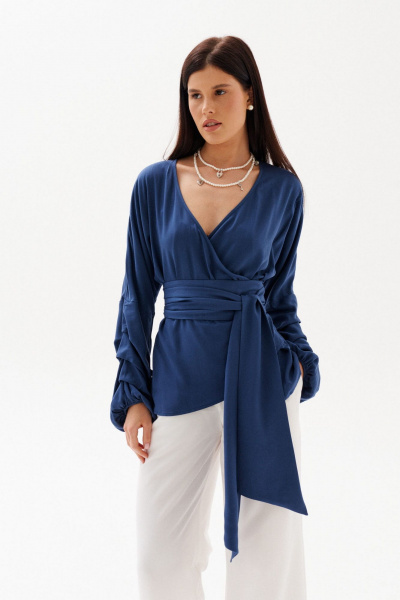 Блуза Morozov Amavie 6.2066_B1_Sheryl синий - фото 3