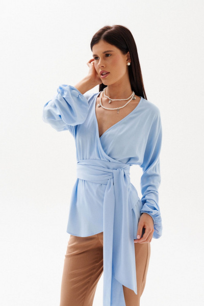 Блуза Morozov Amavie 6.2066_B1_Sheryl голубой - фото 6
