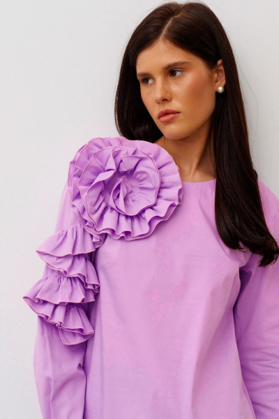 Блуза Morozov Amavie 6.2040_A1_Joan сиреневый - фото 4
