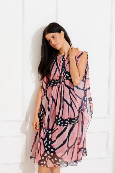 Платье Morozov Amavie 1.700_F2_Hemfri розовая_бабочка - фото 7