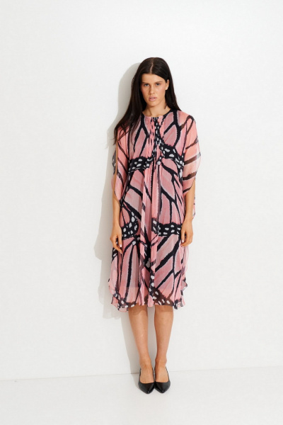 Платье Morozov Amavie 1.700_F2_Hemfri розовая_бабочка - фото 2