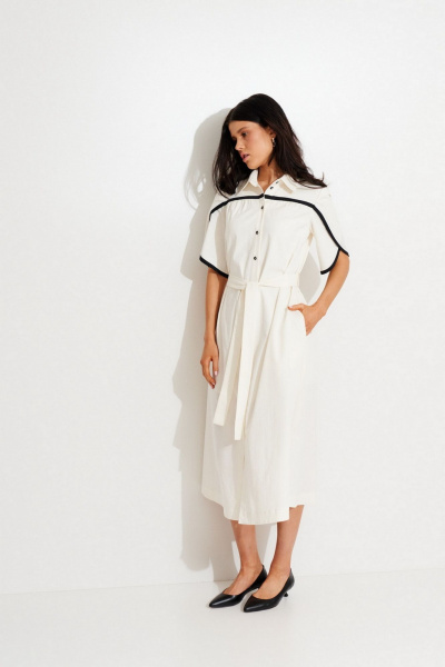 Кардиган, платье Morozov Amavie 1.2091_A2_Idena белый - фото 3