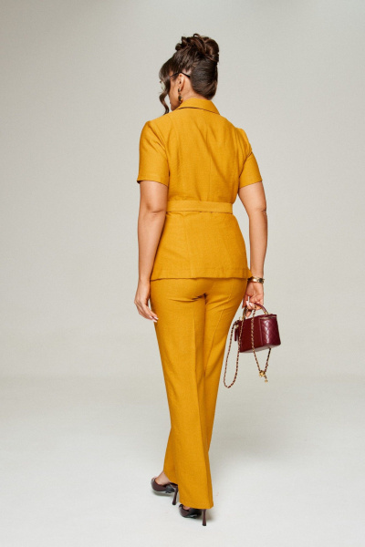 Брюки, жакет Beautiful&Free 6310 горчица - фото 7