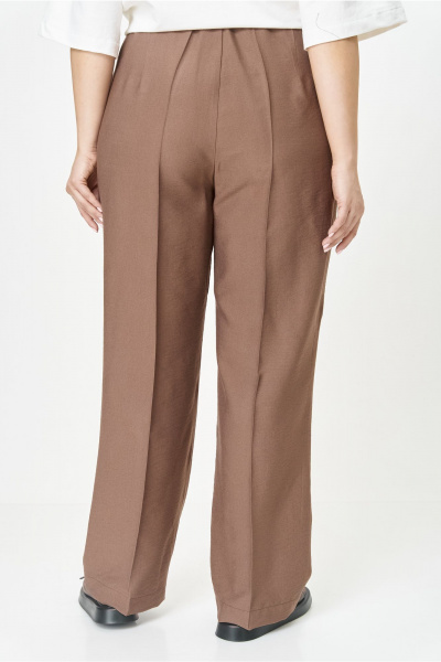 Брюки, рубашка OVERYOU М196/1 мокко - фото 7