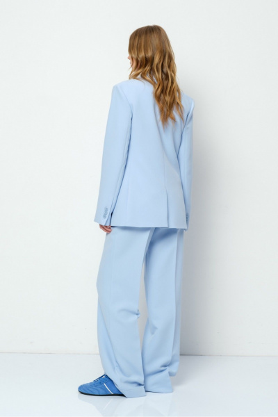 Брюки, жакет, жилет PiRS 5852 голубой - фото 7