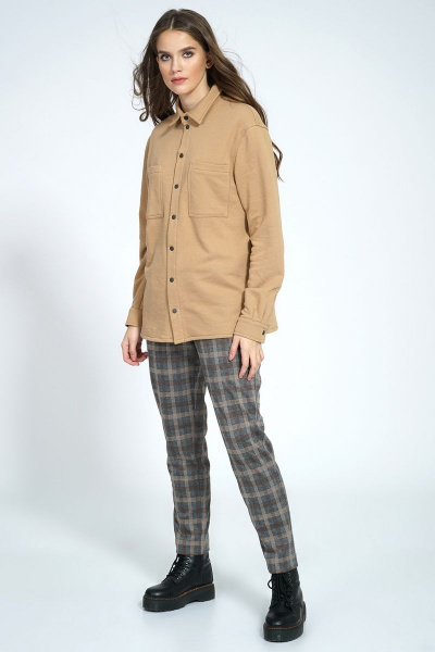 Рубашка Almirastyle 128 пудра - фото 8