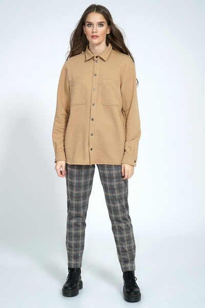 Рубашка Almirastyle 128 пудра - фото 7