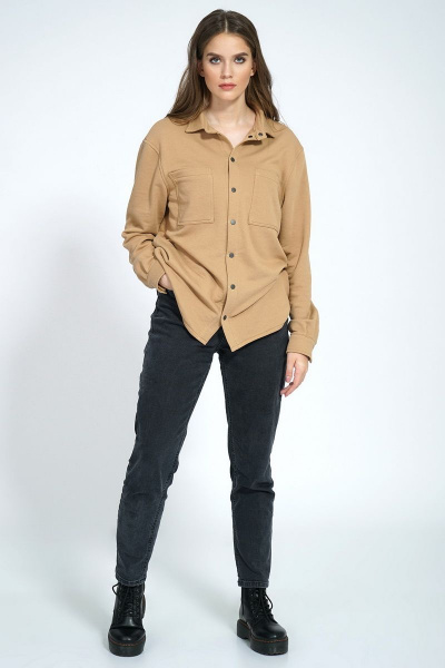 Рубашка Almirastyle 128 пудра - фото 3