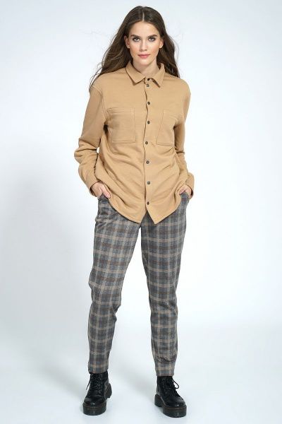 Рубашка Almirastyle 128 пудра - фото 1