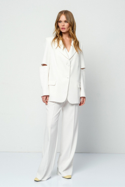 Брюки, жакет, жилет PiRS 5870 молочный - фото 8