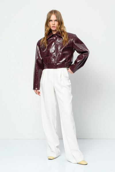 Куртка PiRS 5872 бургунди - фото 5