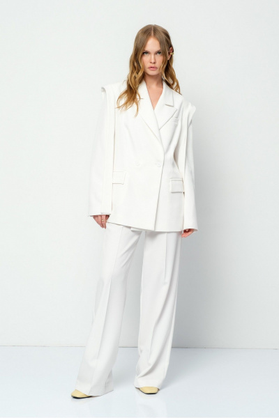 Брюки, жакет PiRS 5892 молочный - фото 7